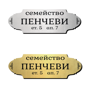 Табелка за врата 3